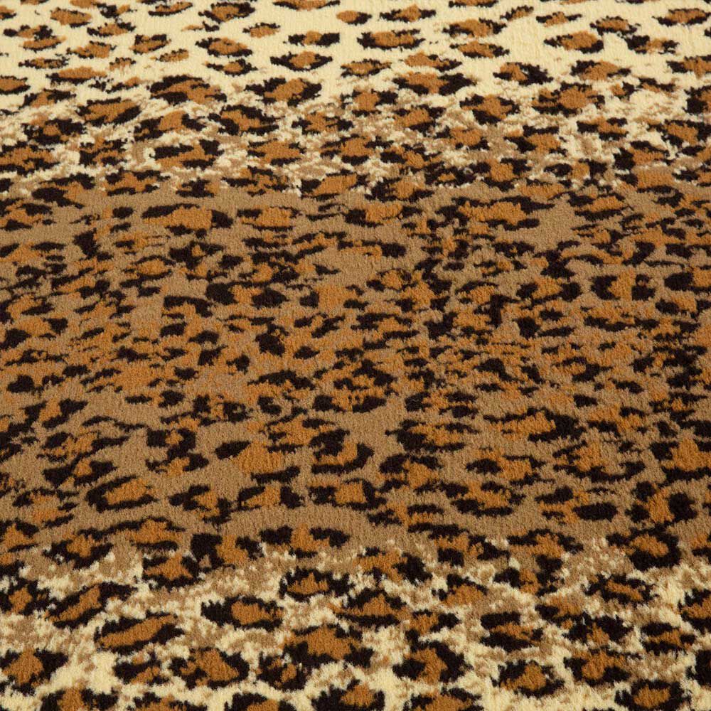 Alfombra Dib Safari 150 x 200 cm Café Amarillo