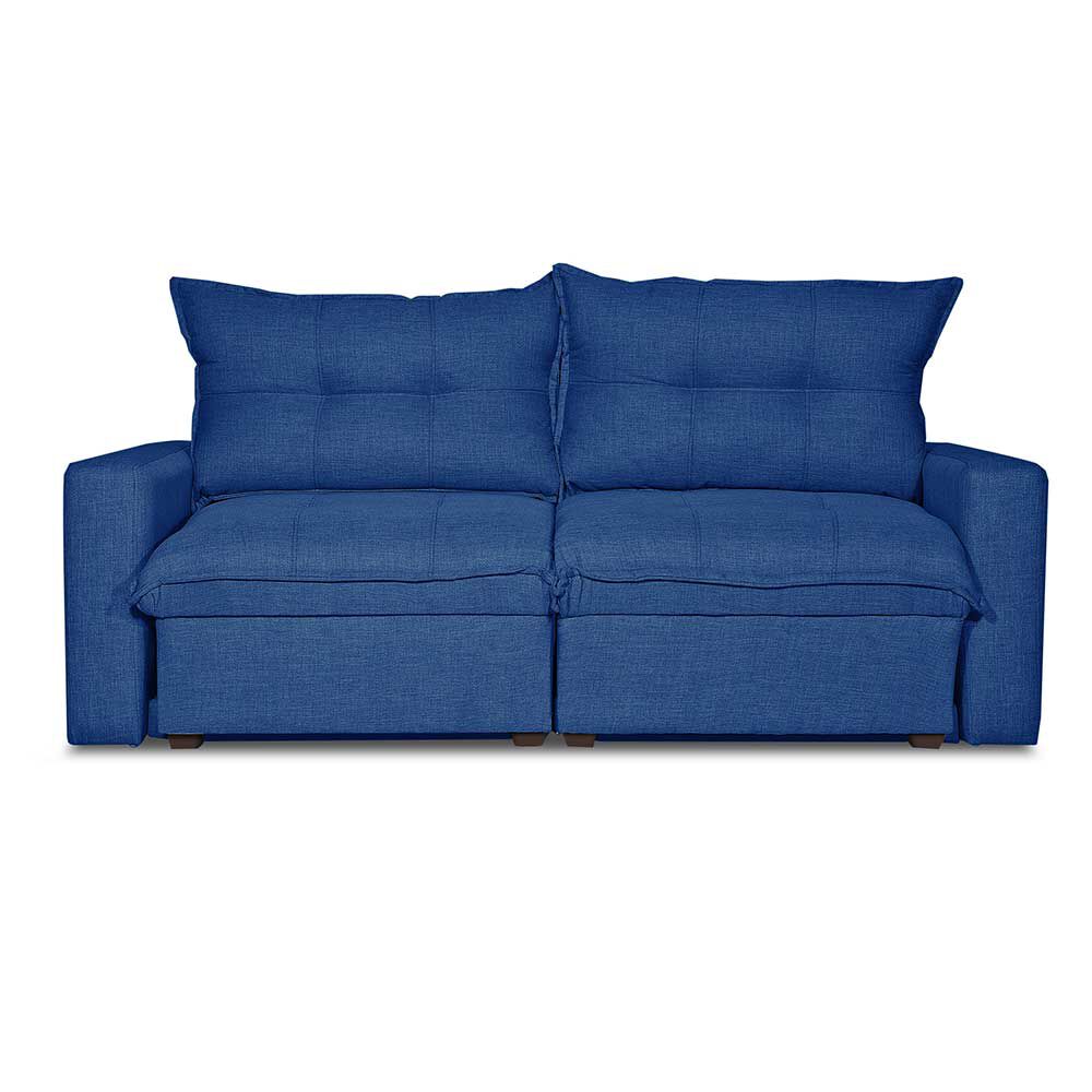 Sofá Cama Innovamuebles Magestic Córdoba 2 Cuerpos Azul