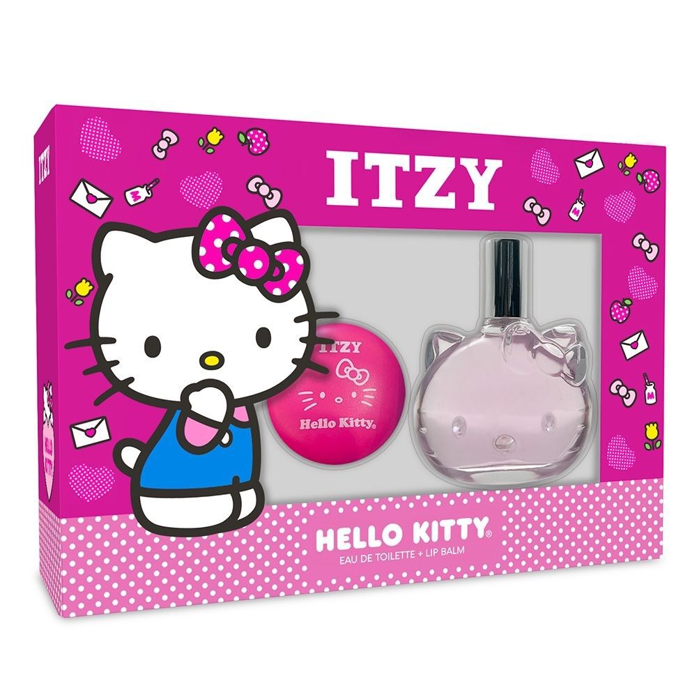 Set Perfume Itzy Hello Kitty 50 ml + Lip Balm