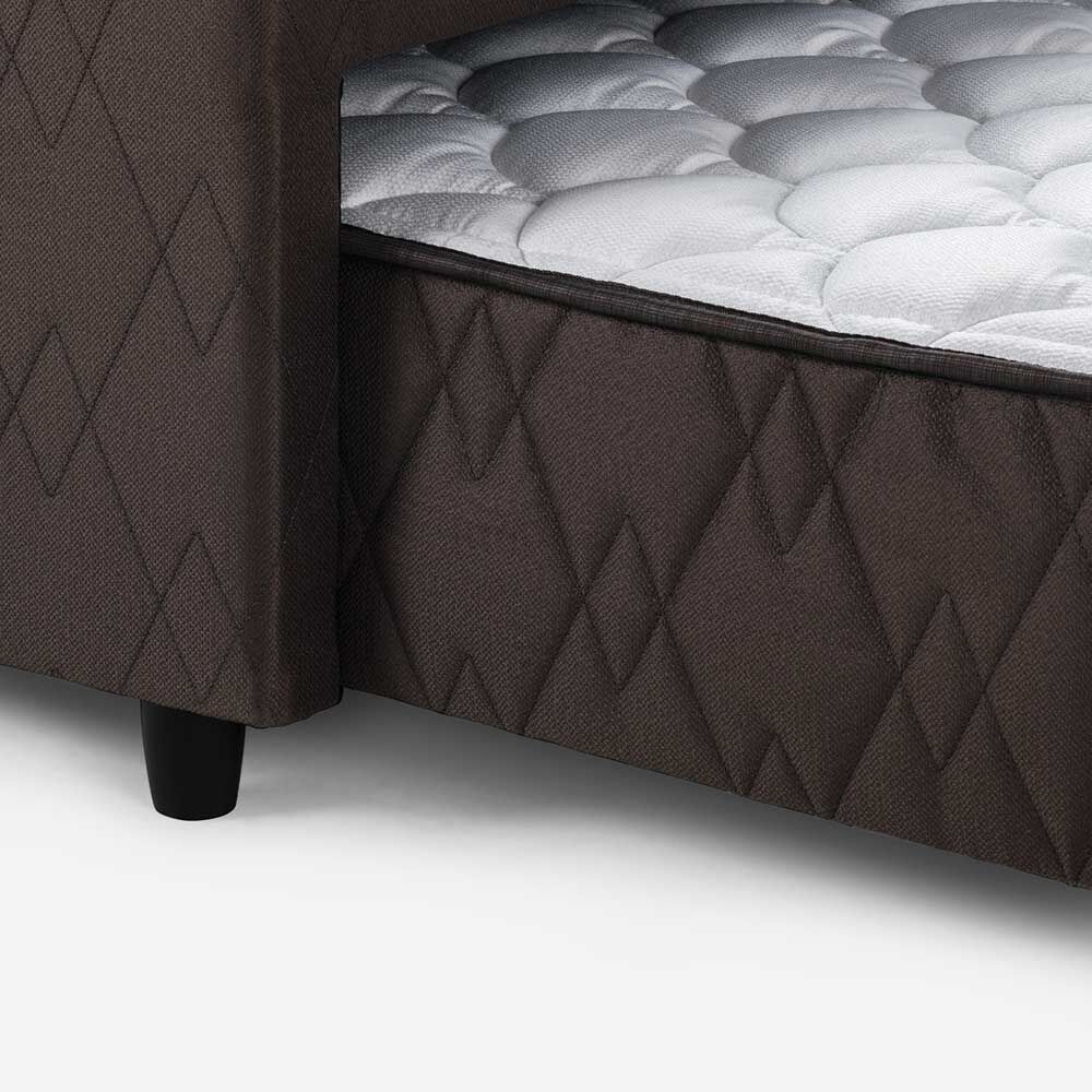 Cama Nido Rosen 1,5 Plazas Ergo T + Respaldo + Velador Veneto