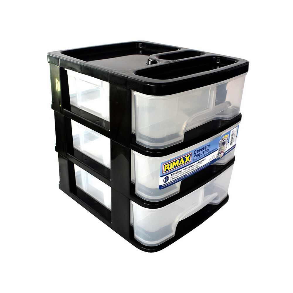 Organizador Plástico Rimax Rx7117 3 Cajones