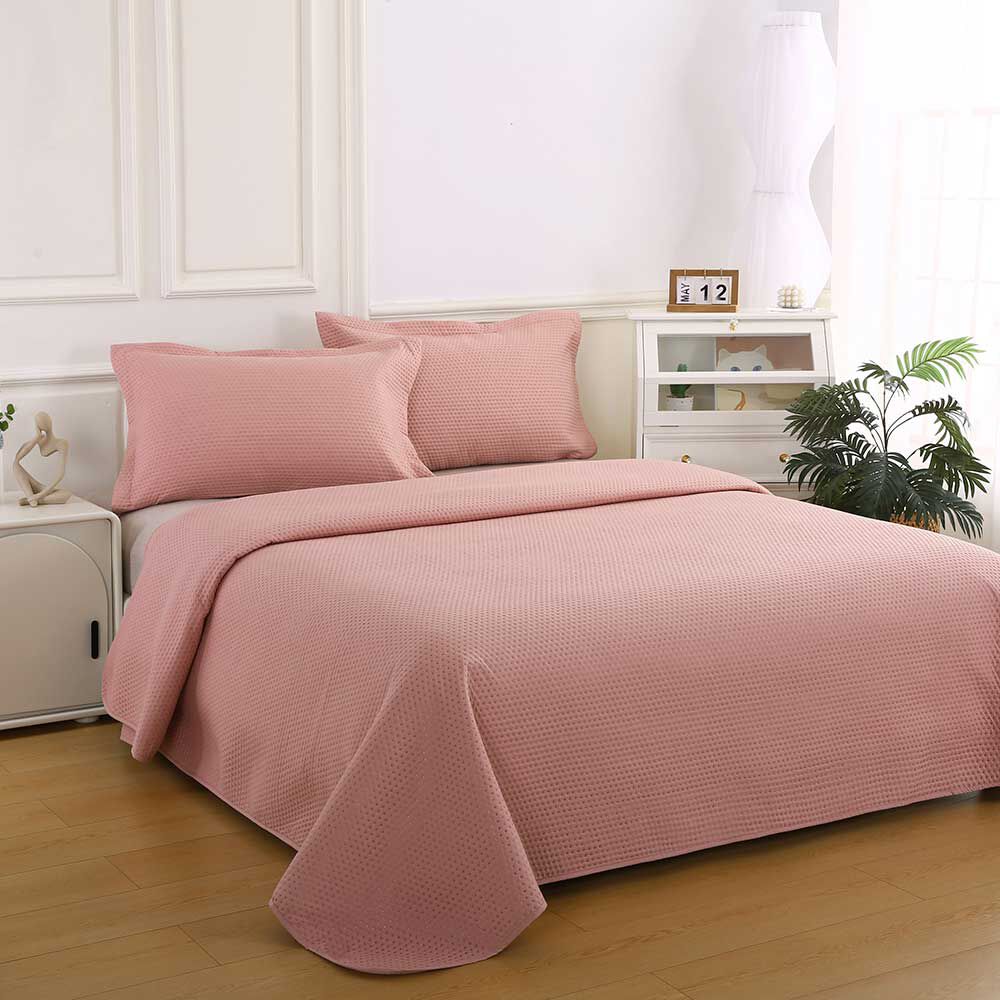 Quilt Liso Illusions King Atenas Rosa