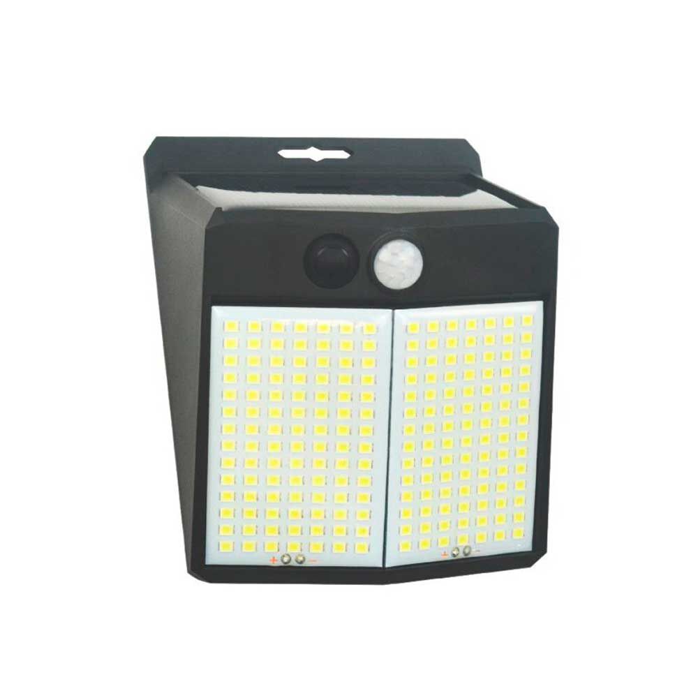 Aplique 196 Led Solar Contra Agua Pro Outdoor