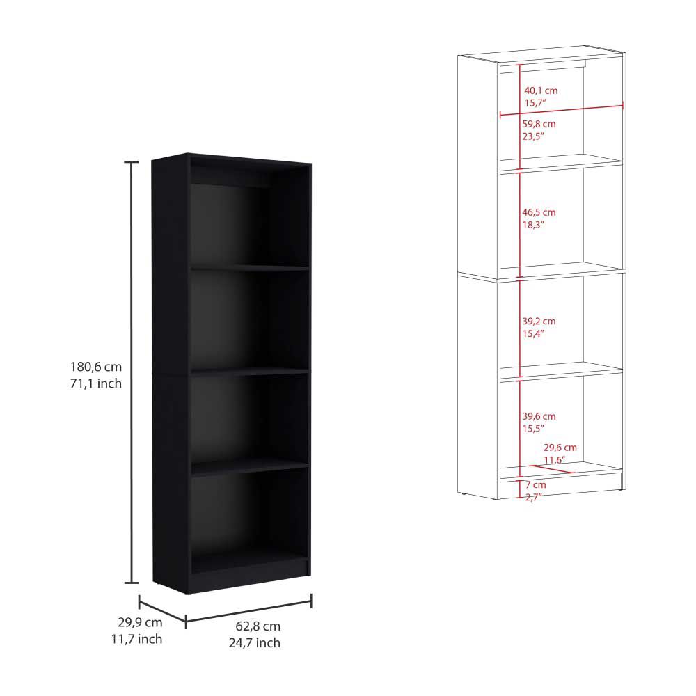 3 Estantes + Estante 2 Puertas TuHome Home Wengue