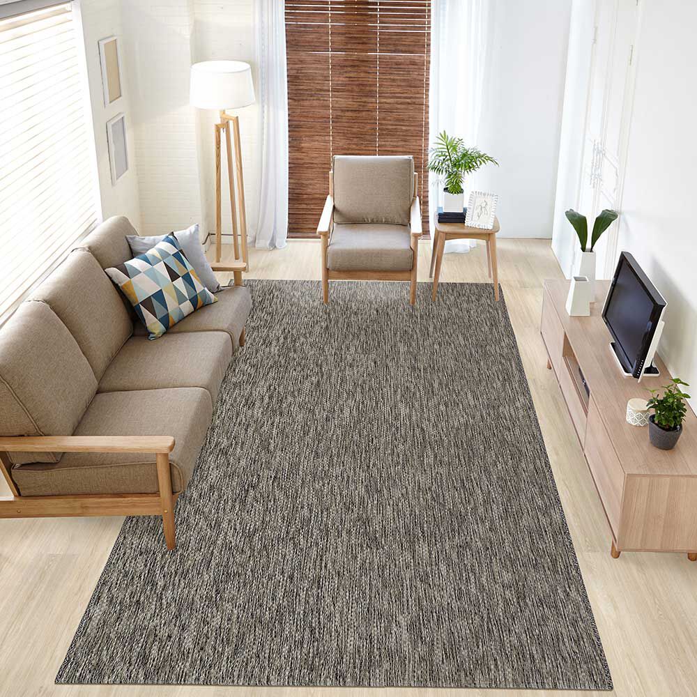 Alfombra Decocasa Boucle Chumbo 200 x 250 cm Grafito