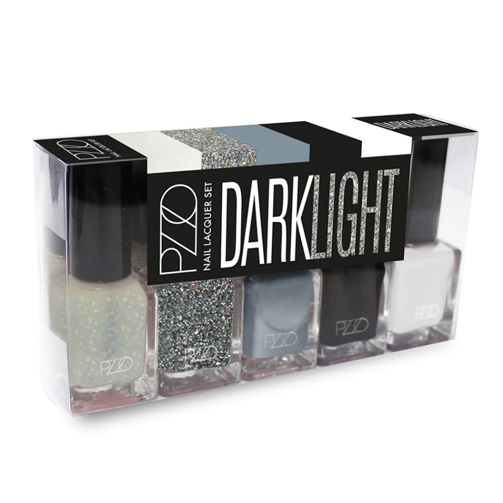 Set de 4 Esmaltes Nail Lacquer Darklight Petrizzio