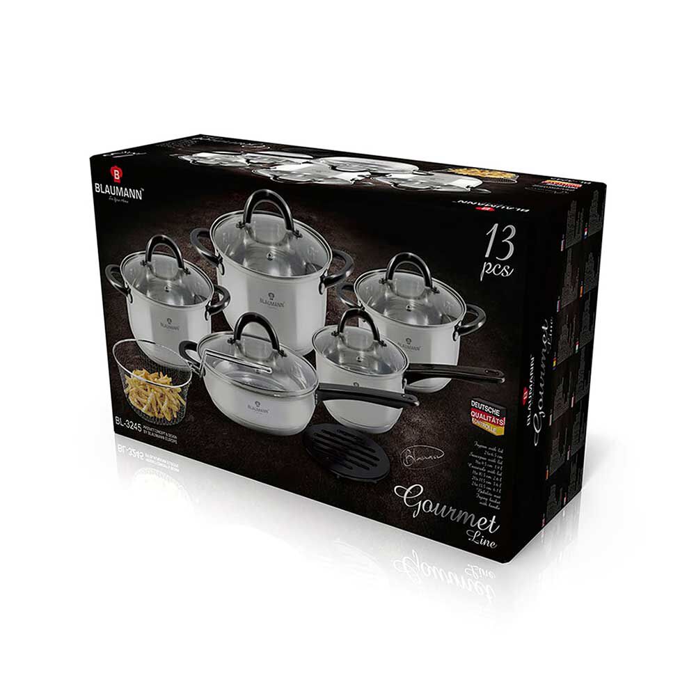 Batería de Cocina Blaumann 12 Piezas Metal