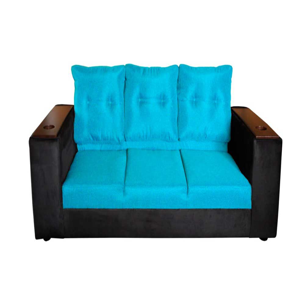 Juego de Living Diseño A&M Home Jocelyn Sofá 3 Cuerpos + 2 Sillones 1 Cuerpo Negro Calipso