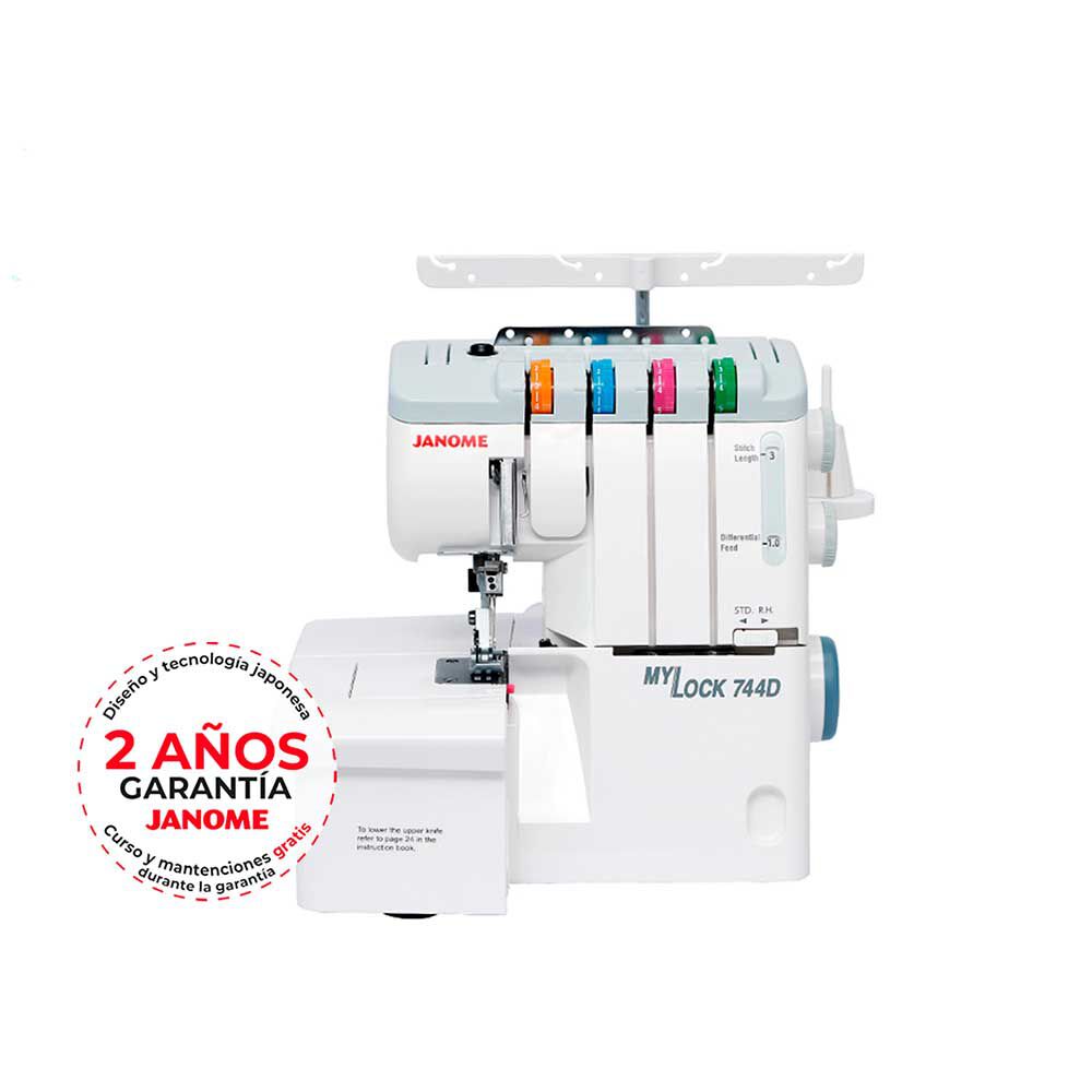 Máquina de Coser Overlock Janome 744D