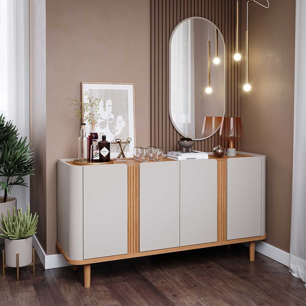 Buffet Decocasa Eva Off White Natural