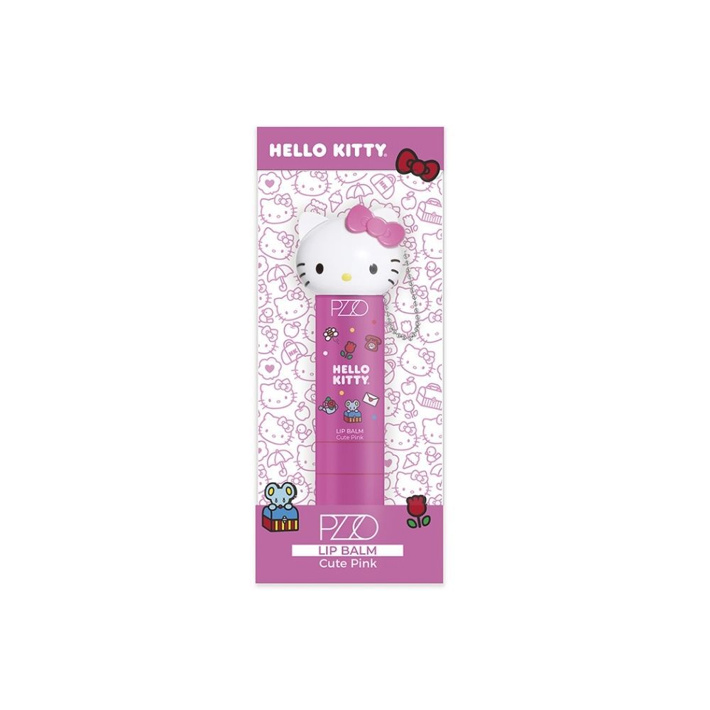 Bálsamo Labial Hidratante Hello Kitty Cute Pink Petrizzio