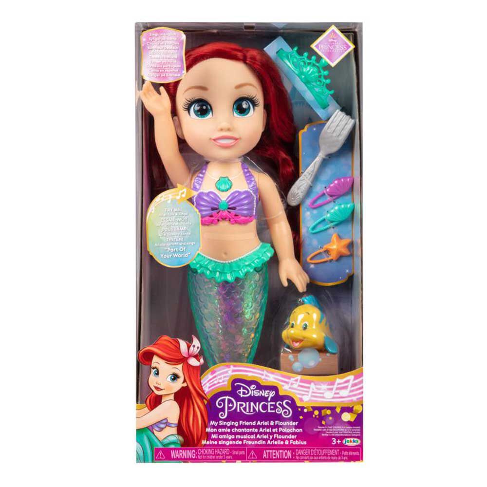 Muñeca Musical Ariel y Flounder Princess