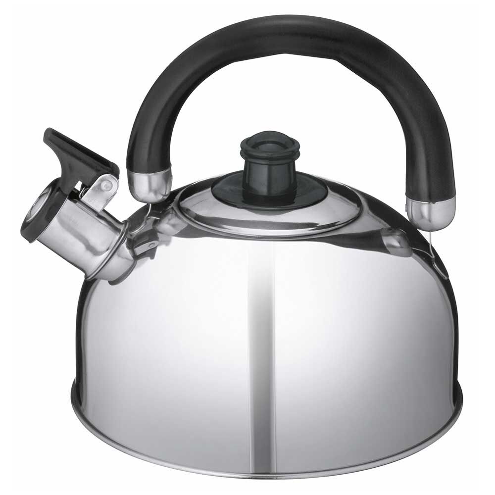 Batería de Cocina Acero Inoxidable Fantuzzi Pavia 6 Piezas + Tetera Acero Inoxidable Fantuzzi Trinni 2,5 lt