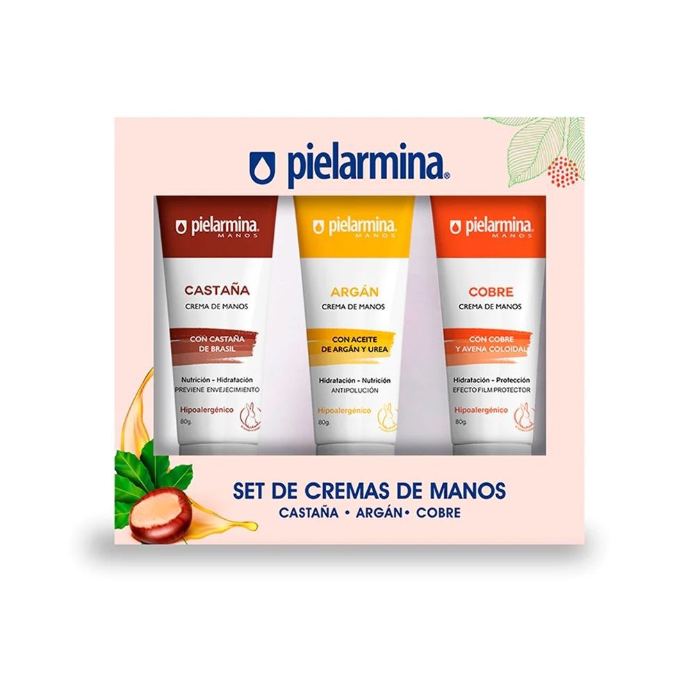 Tripack Set Cremas de Manos Esenciales Pielarmina