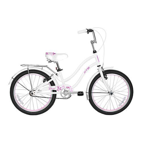 Bicicleta Infantil XTS Blossom Aro 20 Blanca