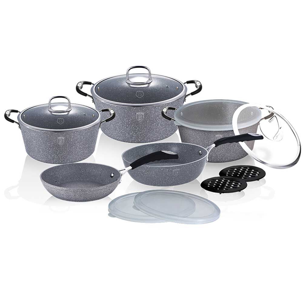 Batería de Cocina Berlinger Haus 13 Piezas Granito