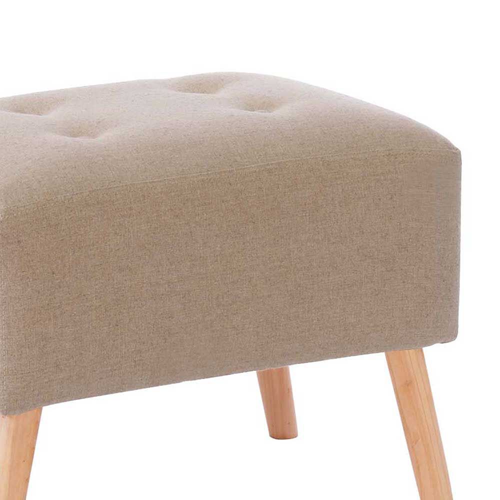 Pouf Latam Home Niza Lino Beige