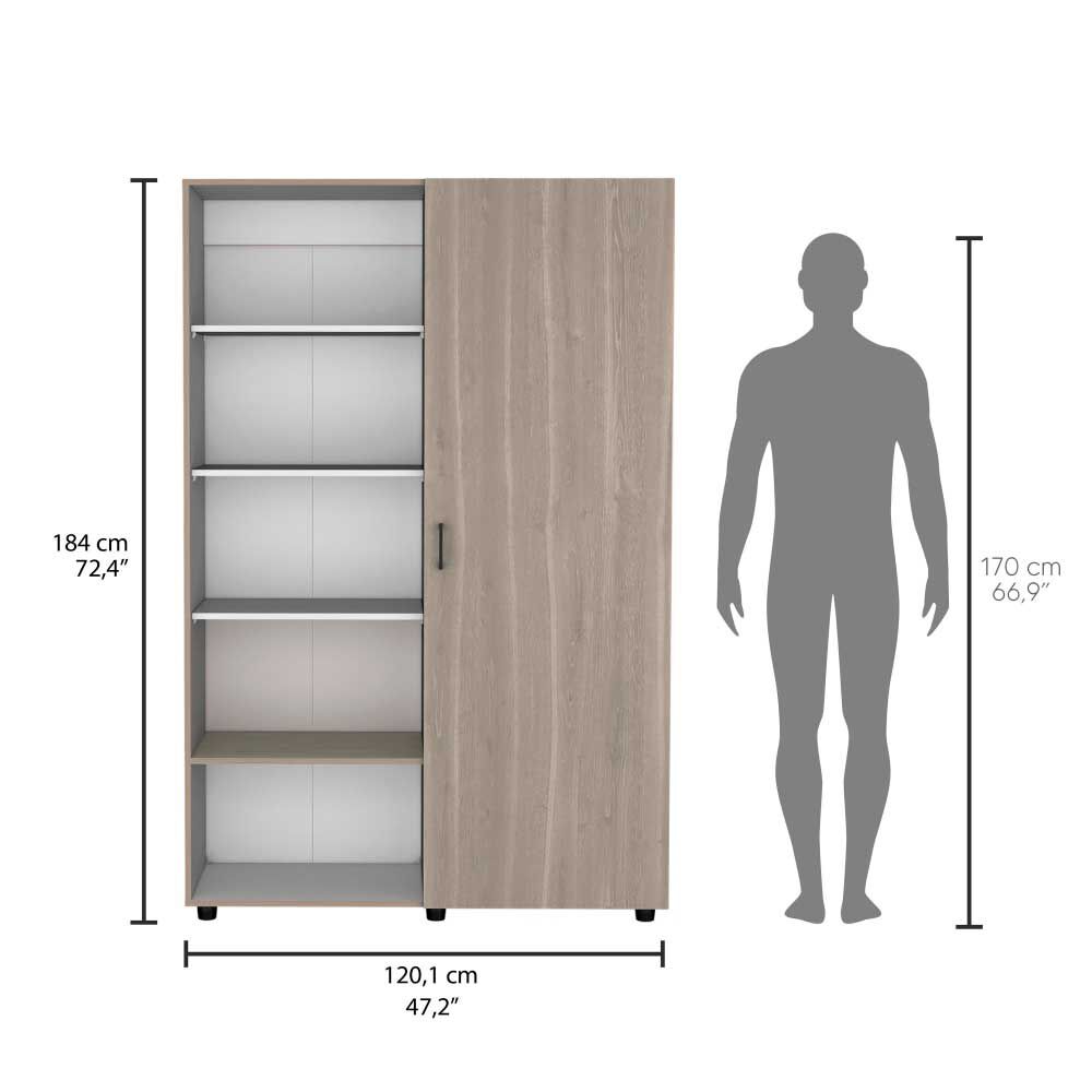 Clóset TuHome ECO 1220 1 Puerta Bardolino Blanco