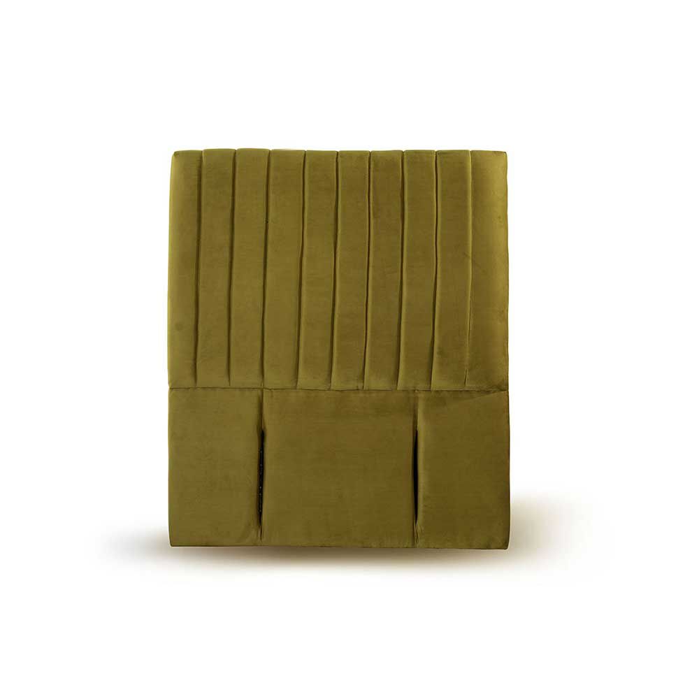 Respaldo Latam Home 1,5 Plazas Sorrento Tela Velvet Verde