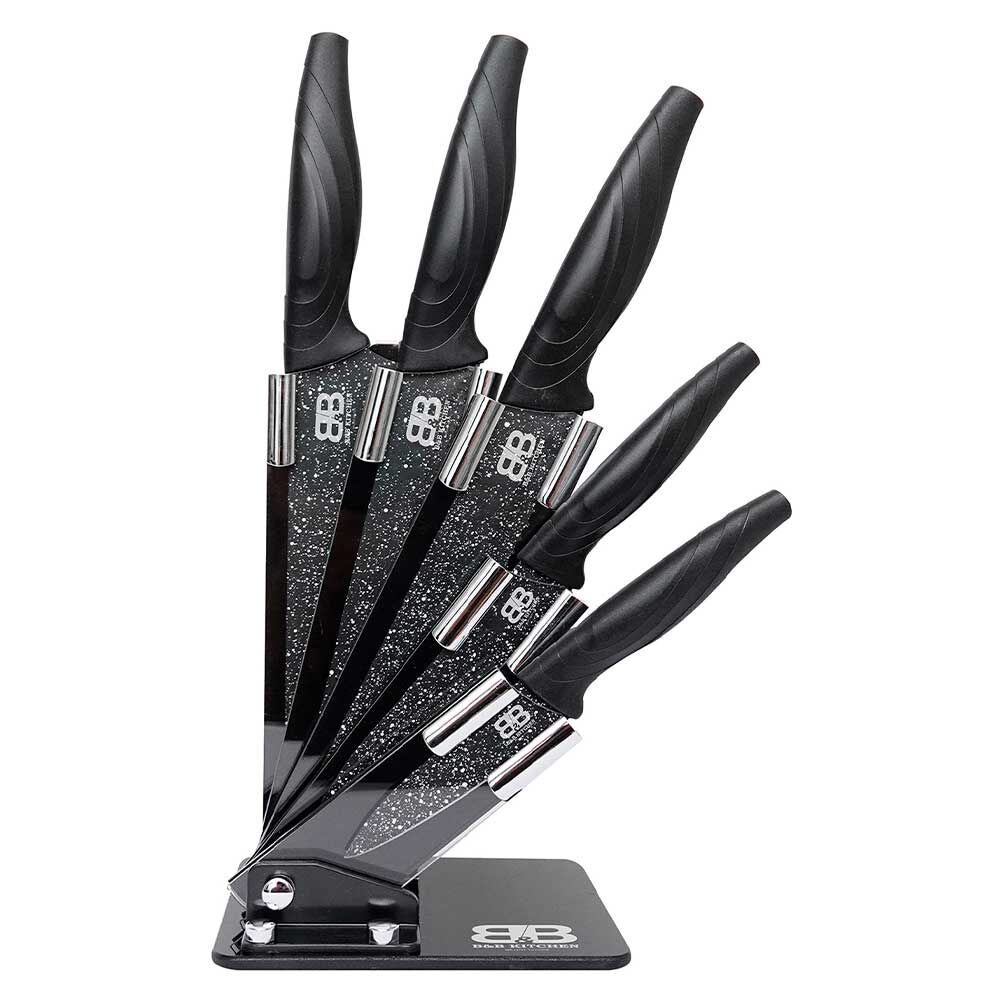 Set de Cuchillos BYB Kitchen 6 Piezas Negro