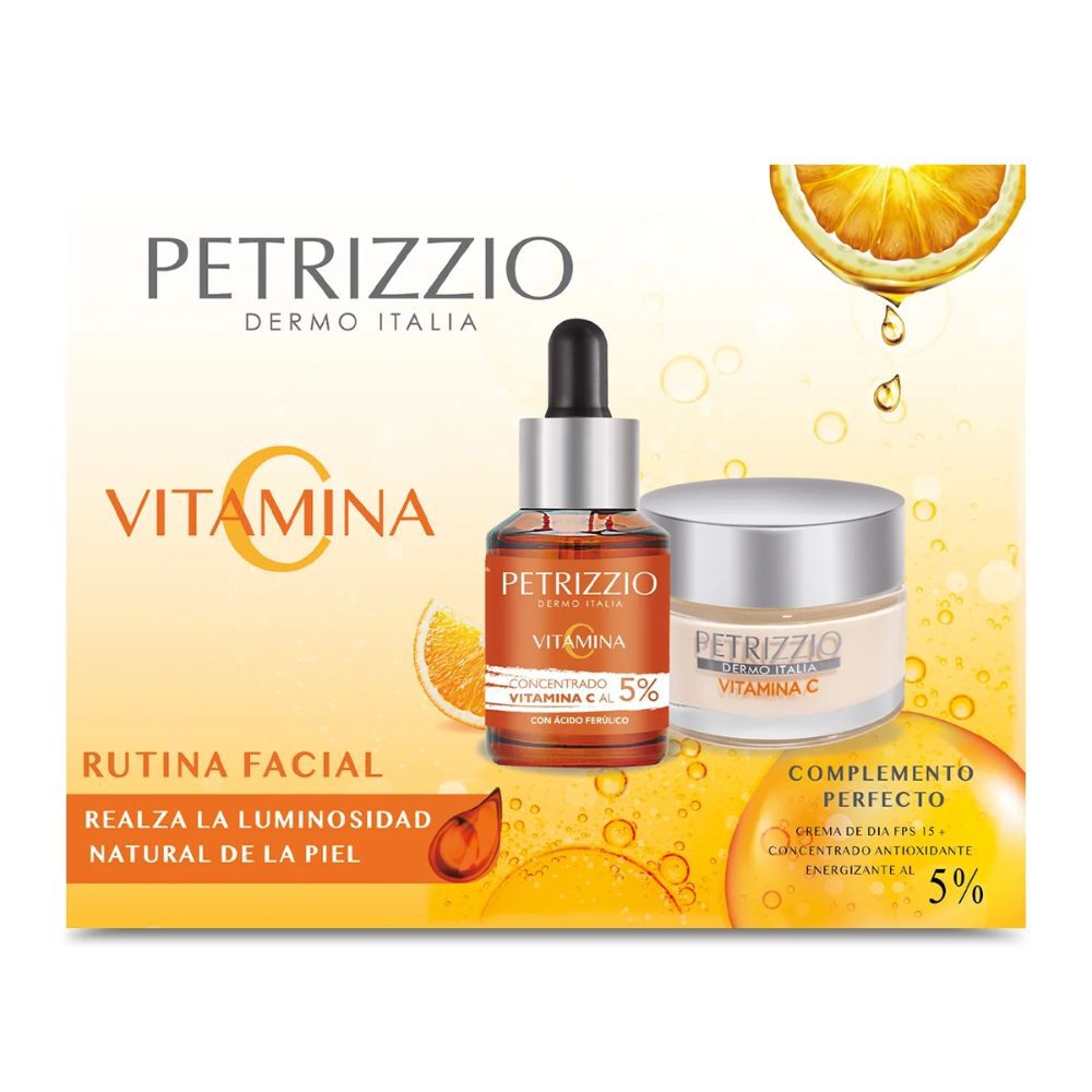 Set de Crema + Sérum de Vitamina C Petrizzio