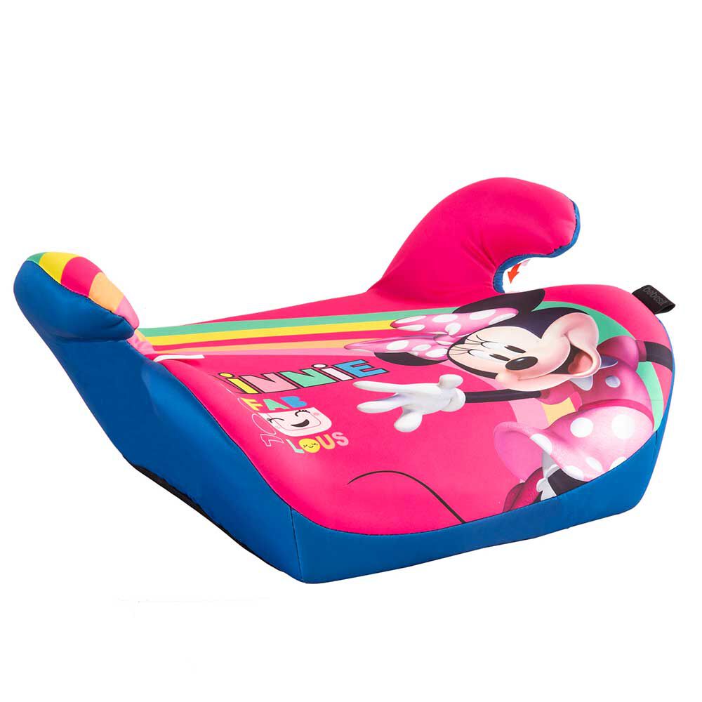 Silla de Auto Alzador Disney Minnie Rosado Bebesit