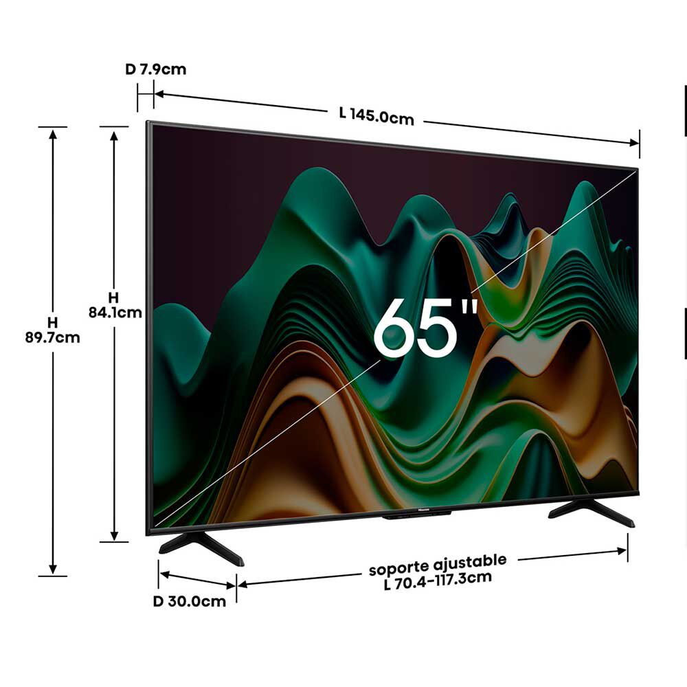 Mini LED 65" Hisense 65U6N Smart TV 4K UHD