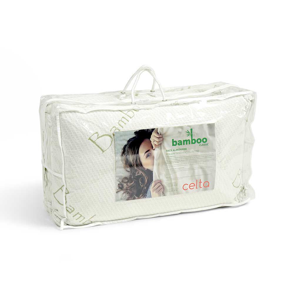 Pack Almohadas Celta Viscoelástica Bamboo Classic 60 x 40 cm