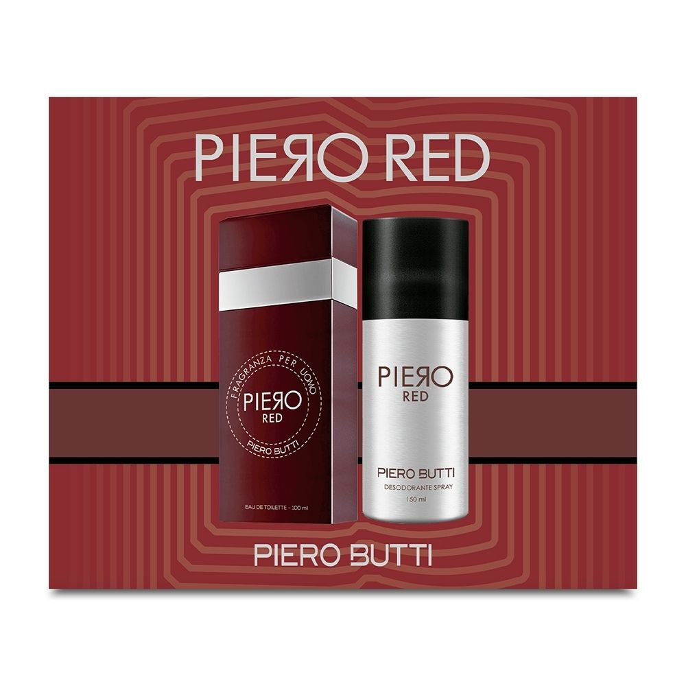 Set Perfume Piero Butti Hombre Red EDT + Desodorante