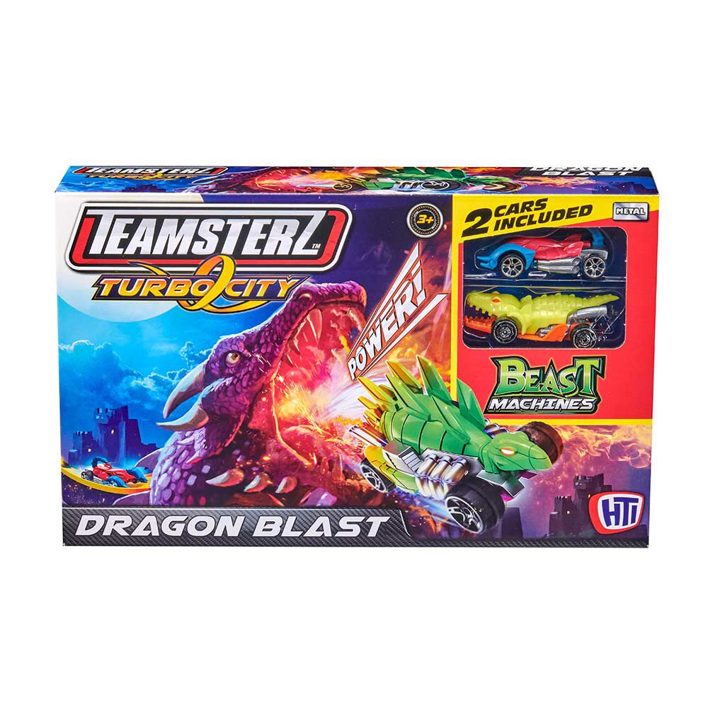 Pista de Auto Dragon Blast Incluye 2 Autos Teamsterz