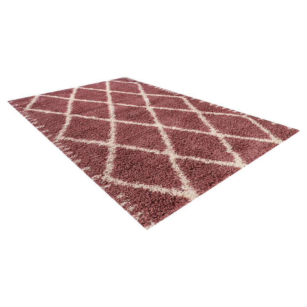 Alfombra Dib Shaggy Design 50 x 100 cm Rosa