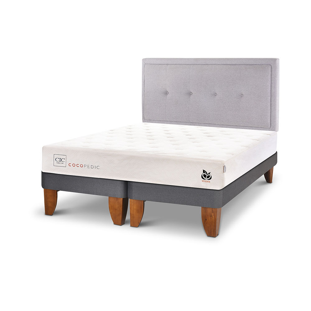 Cama Europea CIC Base Dividida King Cocopedic