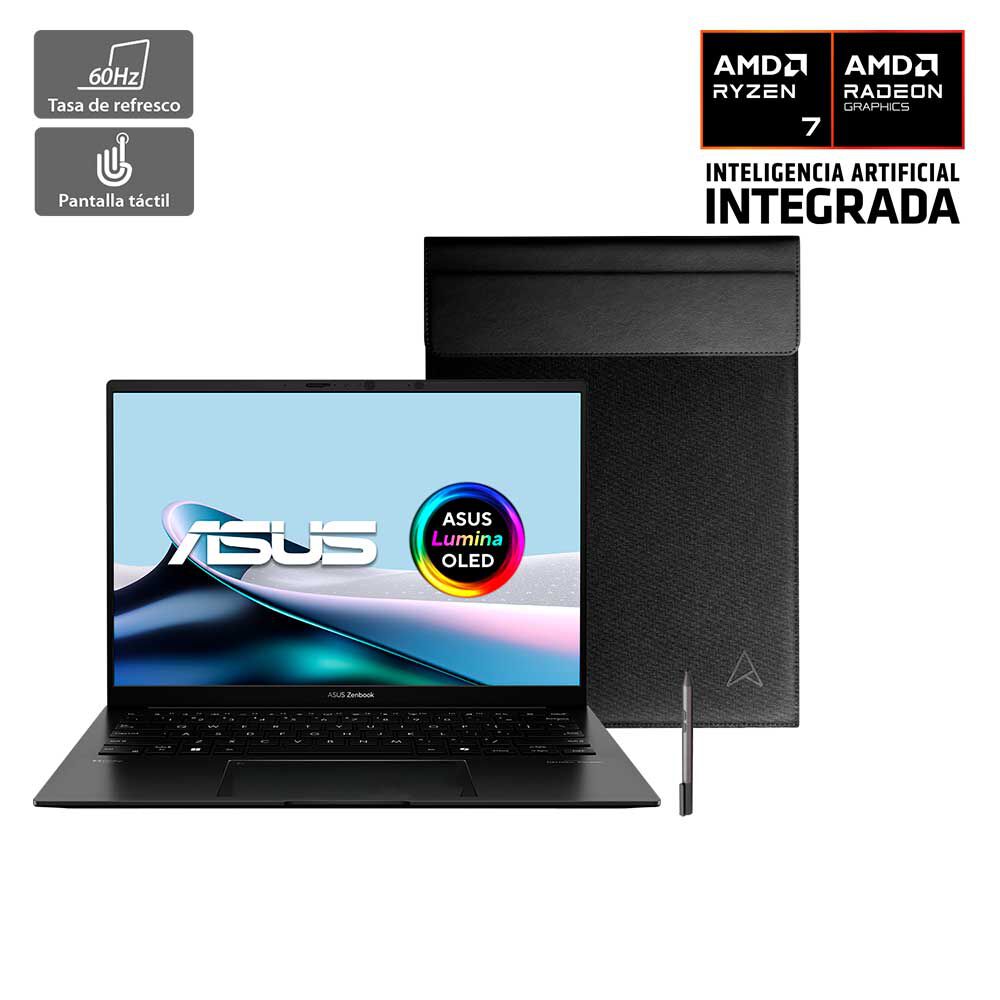 Notebook Asus Zenbook 14 OLED UM3406HA-QL132W AMD Ryzen 7 16GB 1TB SSD 14" + IA