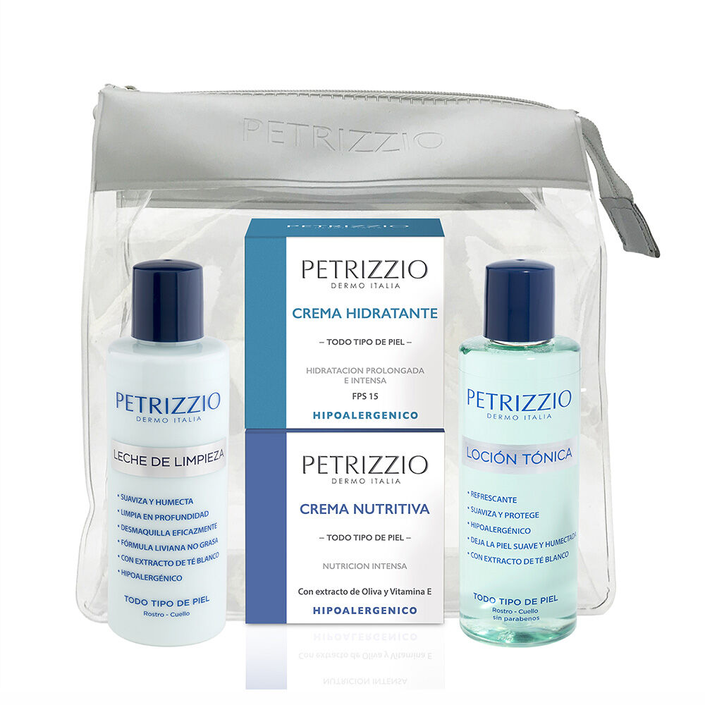 Estuche Facial Petrizzio Cuatripack