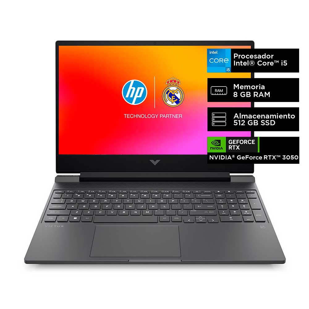 Notebook Gamer HP Victus 15-FA0025LA Intel Core i5 8GB 512GB SSD 15,6" NVIDIA RTX 3050