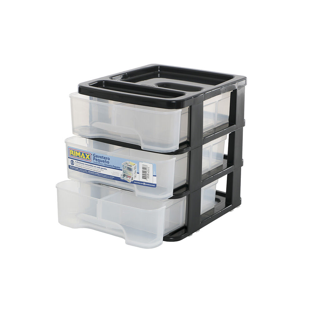 Organizador Plástico Rimax Rx7117 3 Cajones