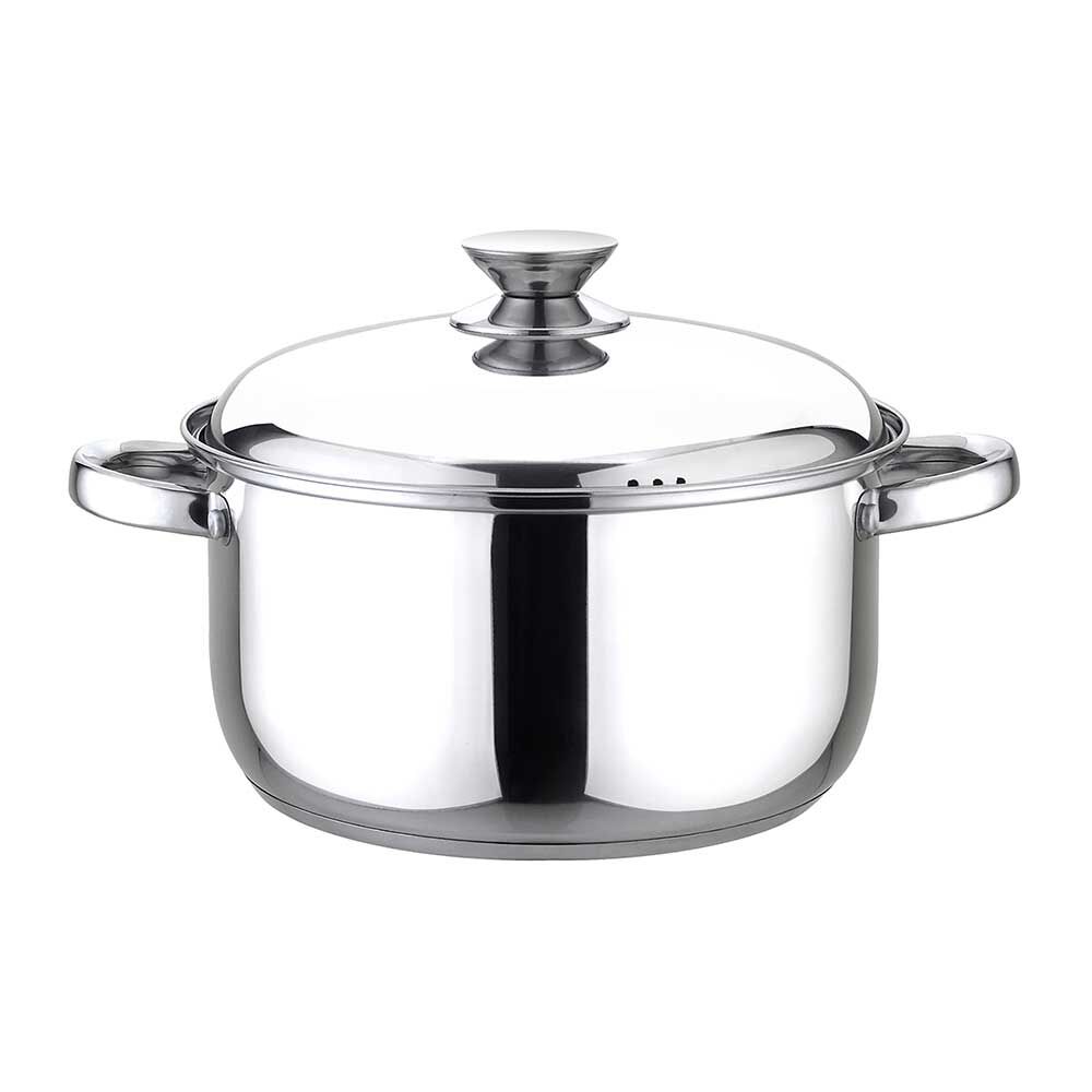 Batería de Cocina Acero Inoxidable Fantuzzi Pavia 6 Piezas + Tetera Acero Inoxidable Fantuzzi Trinni 2,5 lt