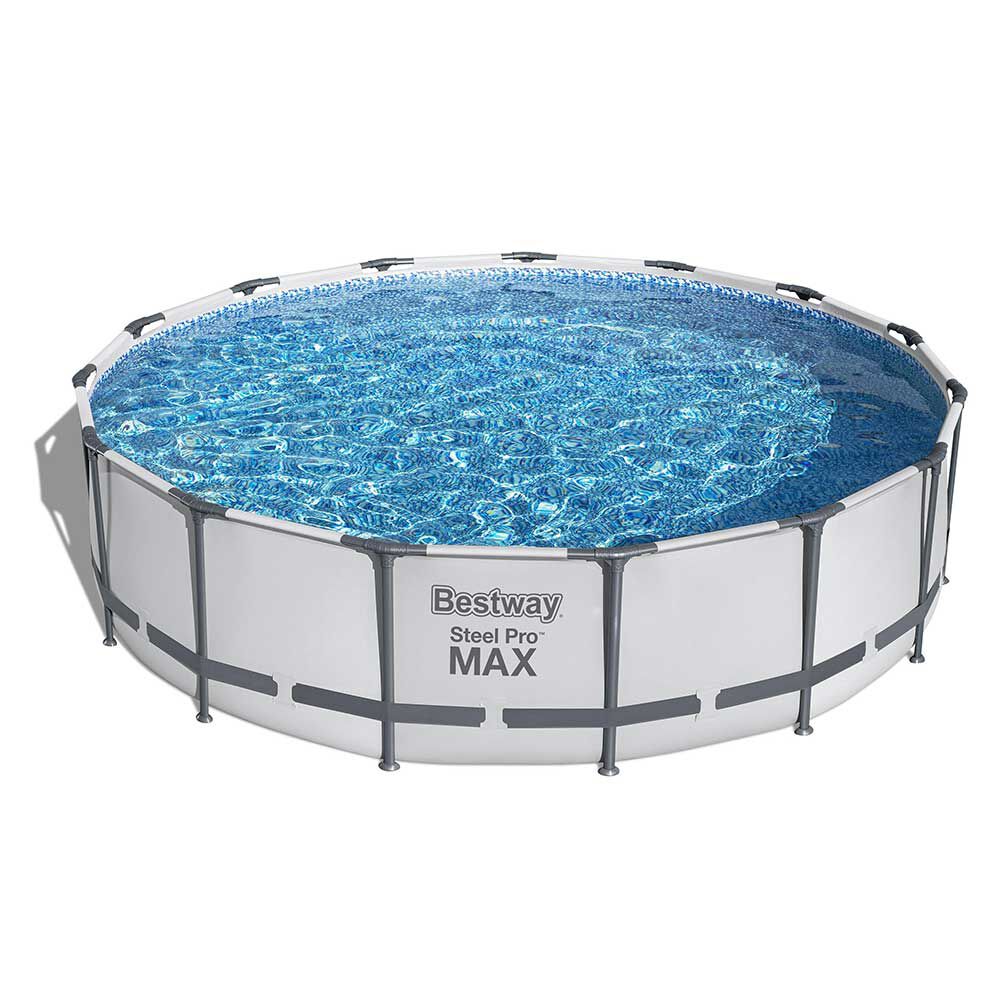 Piscina Estructural Bestway Steel Pro Max Gris 457 x 107 cm 14970 lt 