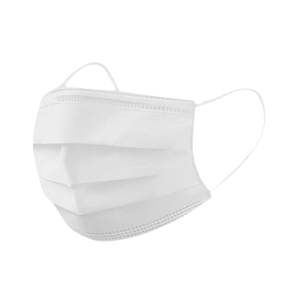 Mascarilla Infantil Blanca Children Face Mask White(50 un)