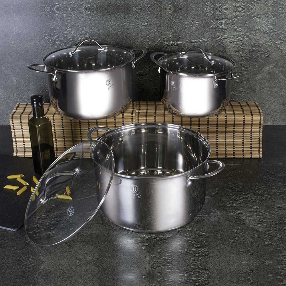 Batería de Cocina Berlinger Haus 6 Piezas Gris