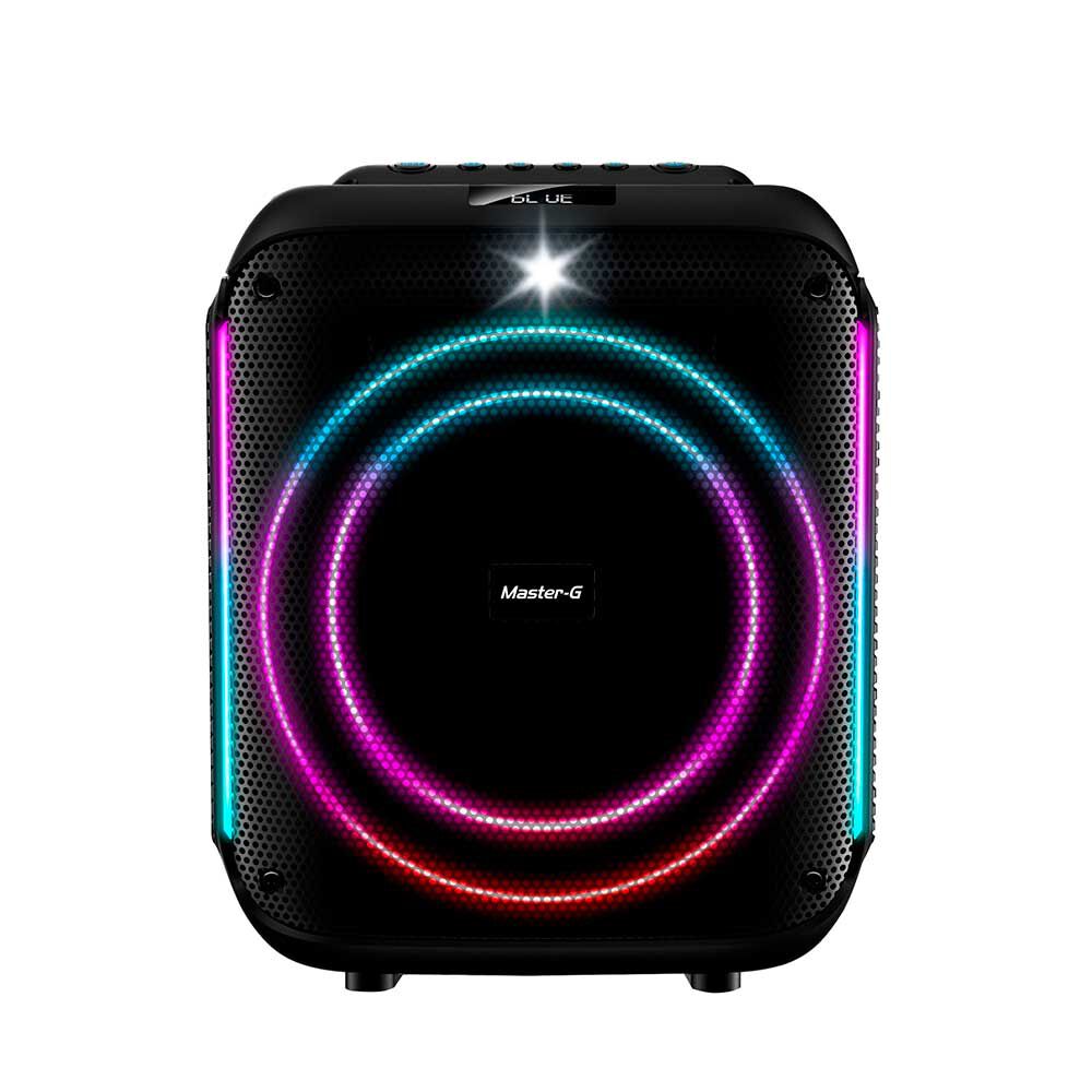 Parlante Bluetooth Master-G MG Scratch Negro Karaoke