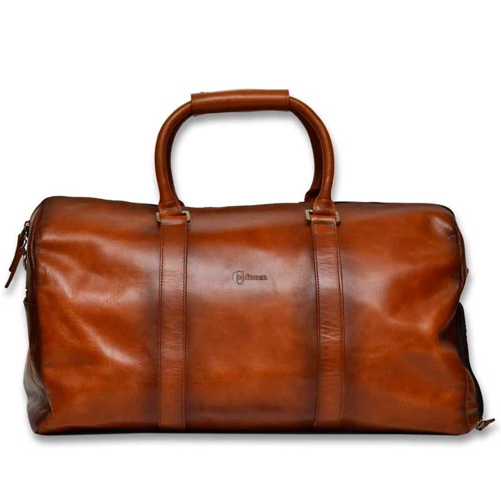 Bolso de Viaje Cuero Craftmen MBL01-BY Brandy 32.5 lt