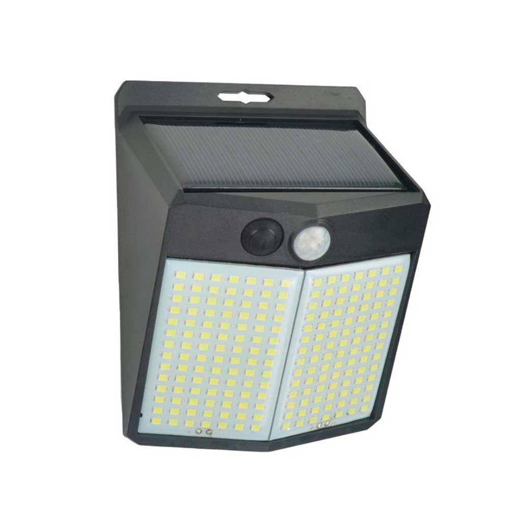 Aplique 196 Led Solar Contra Agua Pro Outdoor