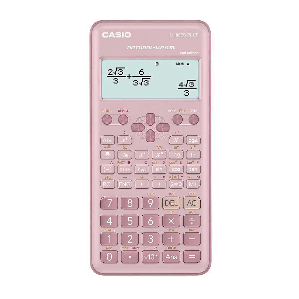 Calculadora Científica Casio FX-82ESPLUS-2-PKWDT Rosa