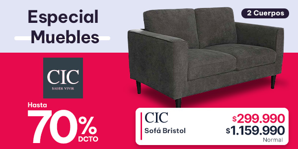 Especial Muebles CIC Hasta 70% descuento