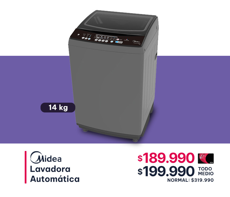 Lavadora Automática Midea MLS140GSC03T 14 kg