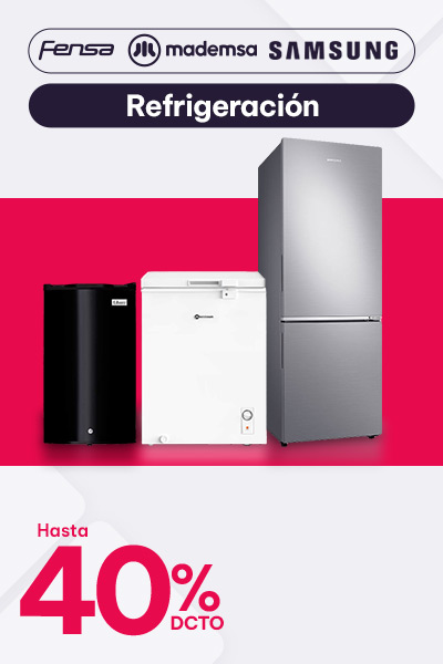 refrigeración hasta 40% de descuento