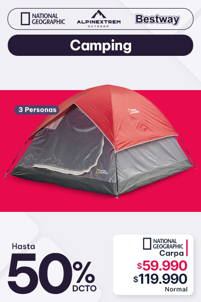 Camping hasta 50% descuento