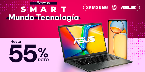 Feria Smart Mundo tecnologia hasta 55% dcto