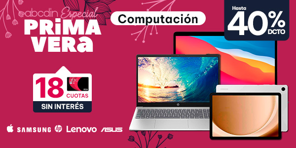 Computacion hasta 40%  descuento18 csi para productos sobre $499.990 